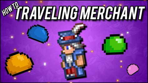When he arrives, pull up the full screen map and look around. . Traveling merchant terraria